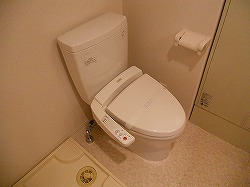 Toilet. Washlet is with.