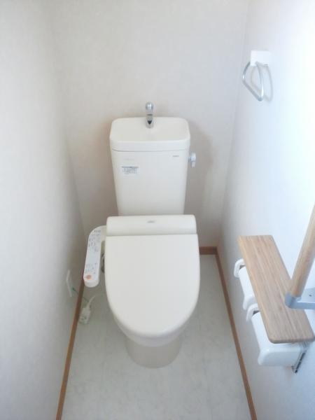 Toilet. Washlet comfortable rooms!
