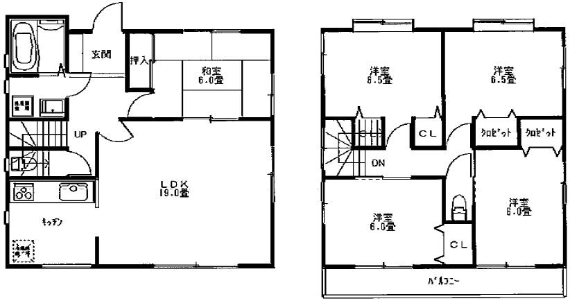 Floor plan. 27,900,000 yen, 5LDK, Land area 139.39 sq m , Building area 110.16 sq m