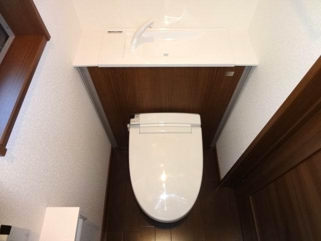 Toilet. 1st floor ・ Second floor shower toilet. 