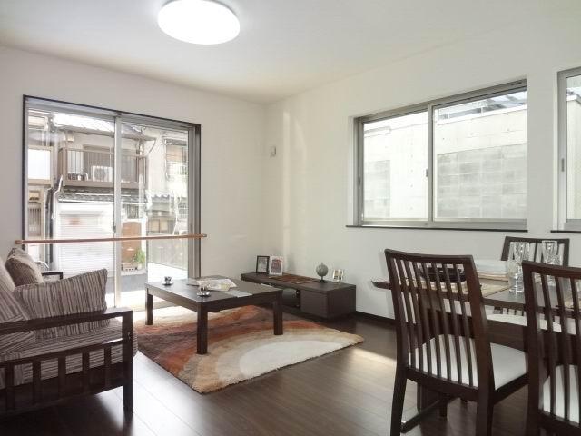 Living. The first floor living room. MinamiMuko. LDK14 Pledge of Hidamari.