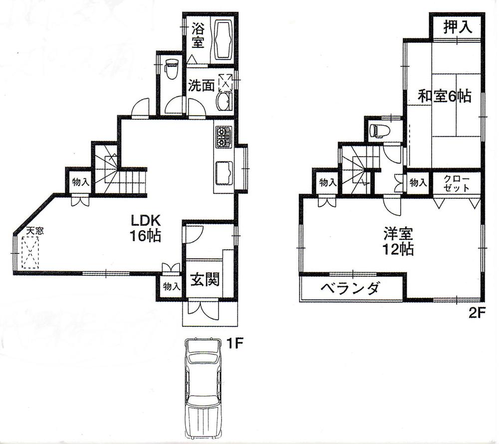 Floor plan. 19,800,000 yen, 4LDK, Land area 103.19 sq m , Building area 81.58 sq m