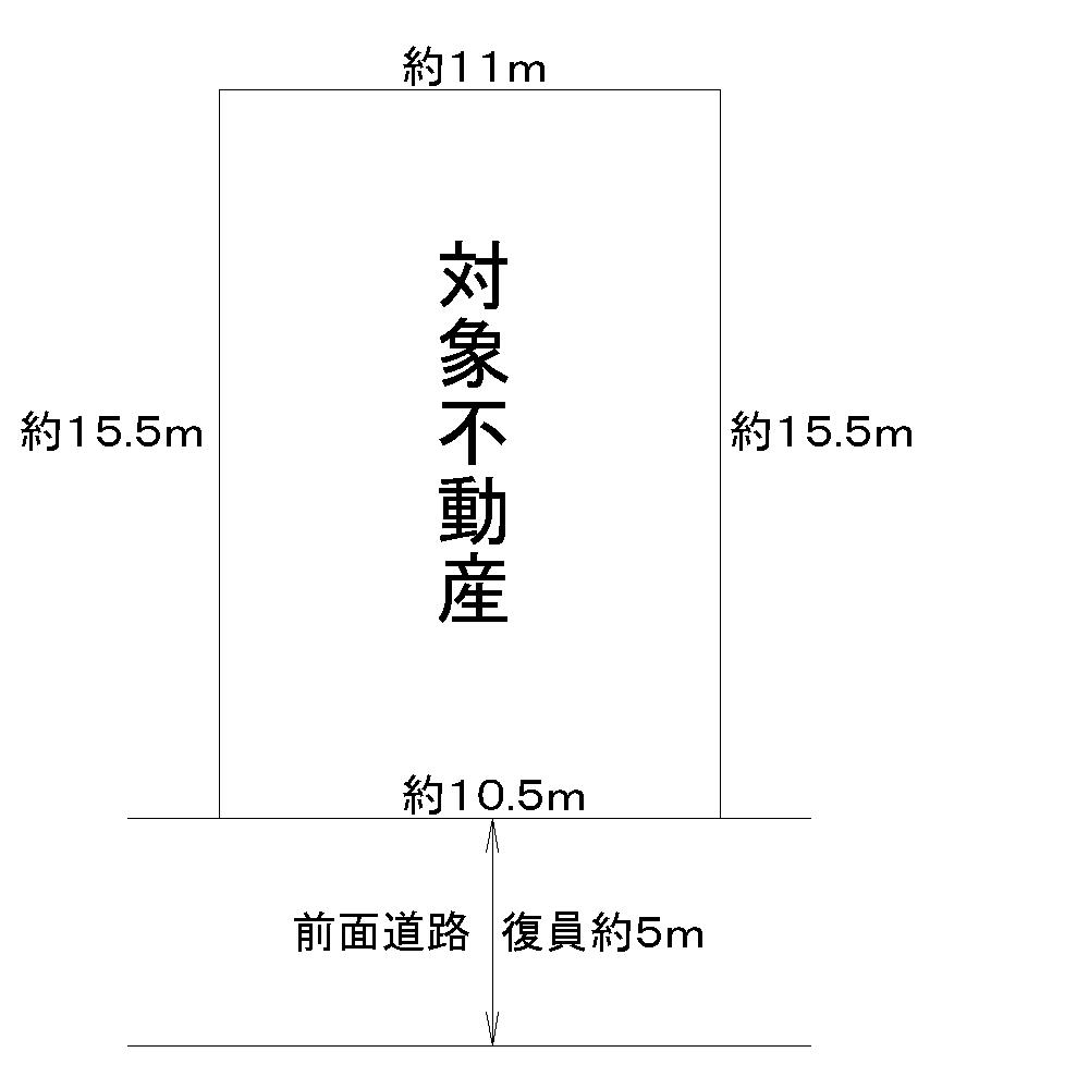 Compartment figure. Land price 4.3 million yen, Land area 172.65 sq m