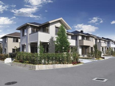 Yet 1 House 1 House different look, Forming a beautiful cityscape with a sense of unity. Realize the living there is a large garden, which is also provided with a room in the interval between the neighboring house (already sale district-ku, Tokyo)