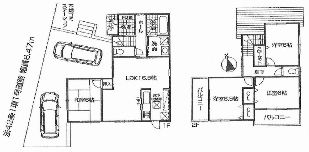Floor plan. (No. 1 point), Price 30,800,000 yen, 4LDK, Land area 136.39 sq m , Building area 93.96 sq m