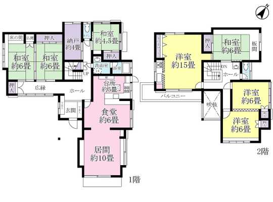 Floor plan. 7L ・ DK is the type of room!