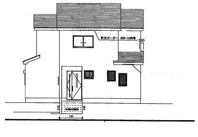 Rendering (appearance). Local elevational view