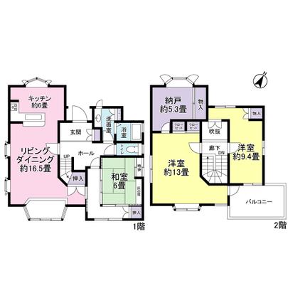 Floor plan. It is Sekisui House architecture of the building.