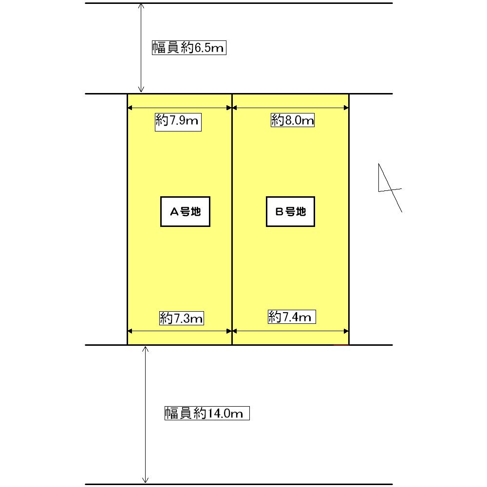Compartment figure. Land price 22.5 million yen, Land area 139.52 sq m