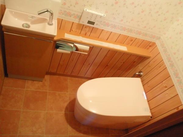 Toilet. Tankless of water-saving toilet!