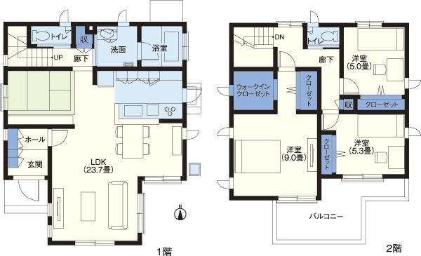 Floor plan. (No. 182 destination), Price 45,690,000 yen, 3LDK, Land area 151.35 sq m , Building area 114.13 sq m