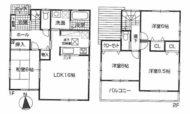Floor plan. (No. 17 locations), Price 24,800,000 yen, 4LDK, Land area 150.09 sq m , Building area 98.82 sq m