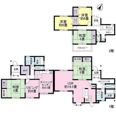 Floor plan. 4LDK + is a floor plan of 1LDK + storeroom