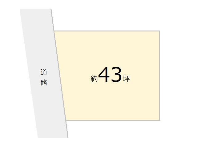Compartment figure. Land price 28,560,000 yen, Land area 141.47 sq m