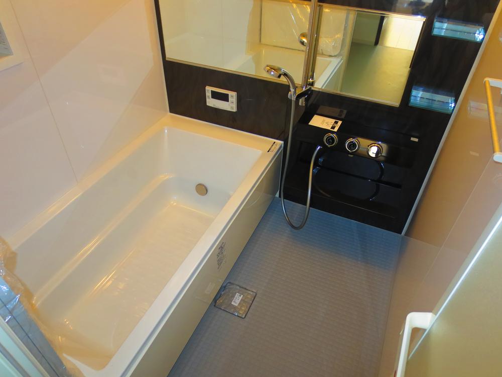 Bathroom. Comfortable bath time with a bathroom heater