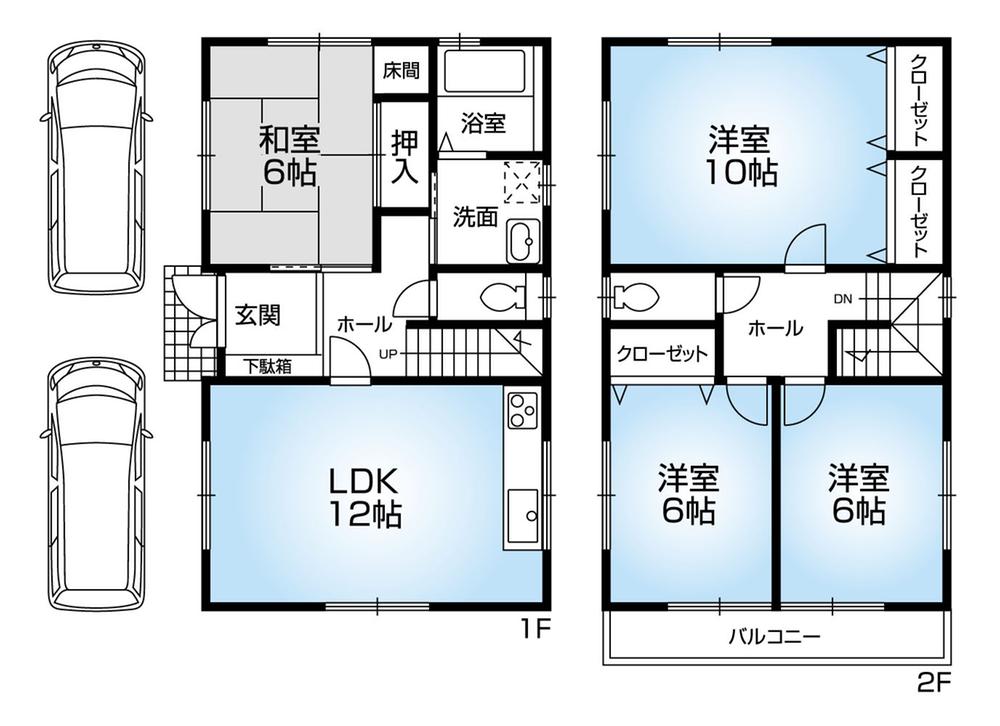 Floor plan. 26,800,000 yen, 4LDK, Land area 115.62 sq m , Building area 96.66 sq m Mato (4LDK)