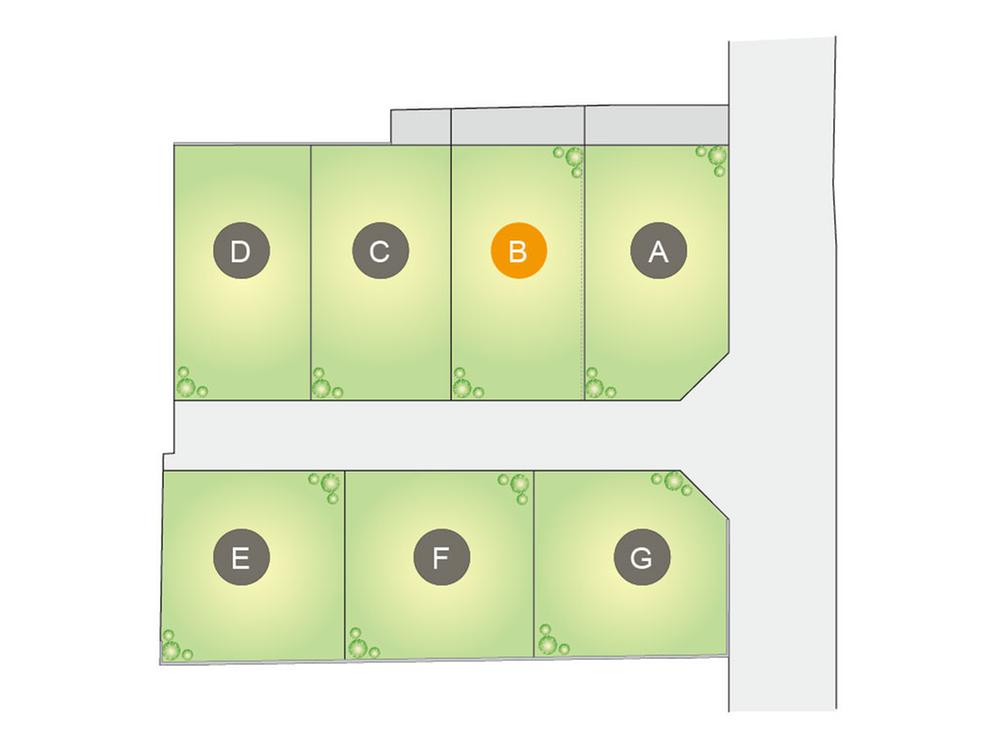 Compartment figure. 52,600,000 yen, 4LDK + S (storeroom), Land area 129.4 sq m , Building area 108.47 sq m B No. land model house