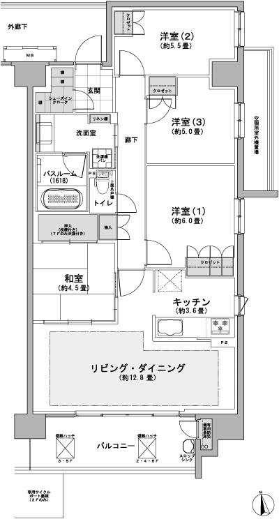 Floor: 4LDK + SIC, the occupied area: 86.21 sq m, Price: 41,900,000 yen ~ 45 million yen