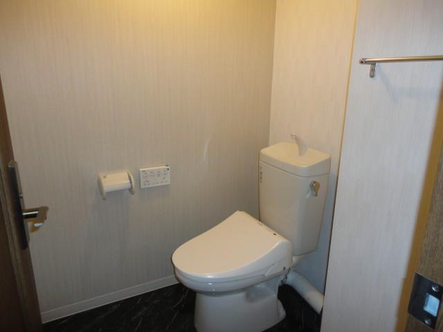 Toilet. Indoor (12 May 2013) Shooting New goods exchange High-function toilet It is spacious in the toilet