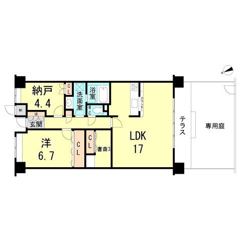 Floor plan. 2LDK+S, Price 15.8 million yen, Occupied area 66.78 sq m
