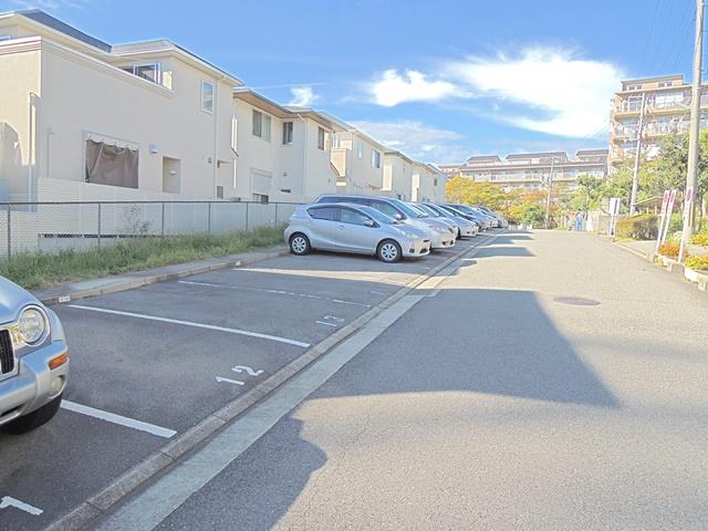 Parking lot. Common areas