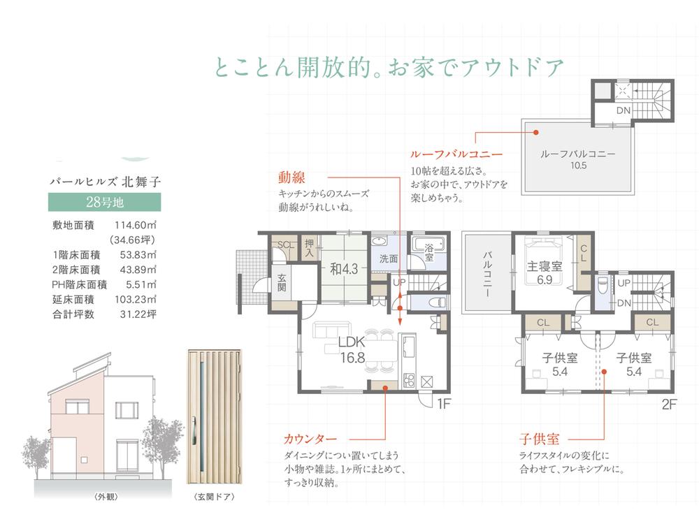 Floor plan. Pleasant Jaco "COCO HAKO" all 10 buildings