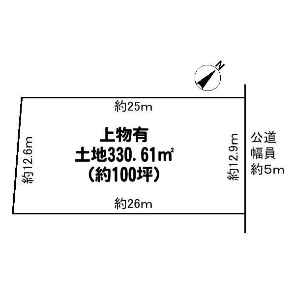 Compartment figure. Land price 45 million yen, Land area 330.61 sq m