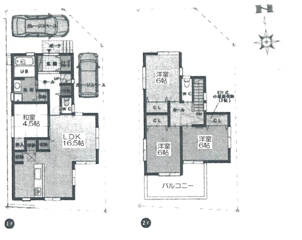 Floor plan. (A No. land), Price 31,800,000 yen, 4LDK, Land area 107.2 sq m , Building area 99.37 sq m