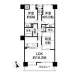 Floor plan. 3LDK, Price 11.8 million yen, Occupied area 74.88 sq m , Balcony area 10.45 sq m