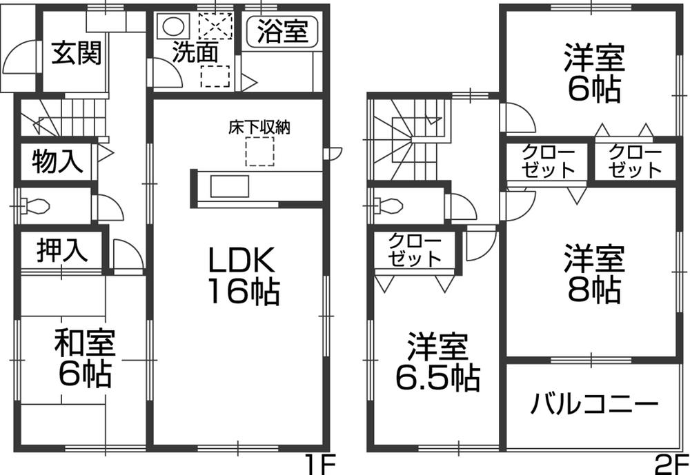 Floor plan. (No. 8 locations), Price 30,800,000 yen, 4LDK, Land area 227.39 sq m , Building area 103.5 sq m