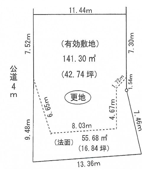 Compartment figure. Land price 16.5 million yen, Land area 196.98 sq m