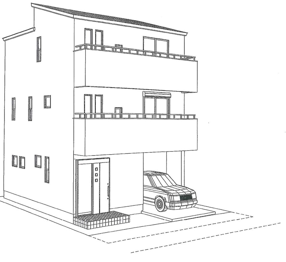 Rendering (appearance). Rendering 2 Set up a stylish window that the privacy of the north. 