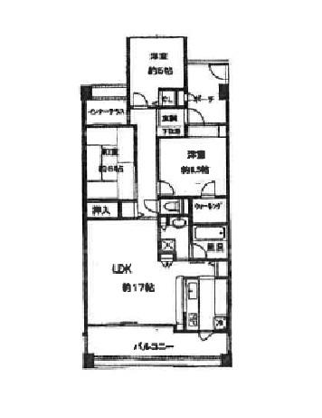 Floor plan. 3LDK, Price 24 million yen, Occupied area 84.23 sq m , View is attractive !! from the balcony area 24.08 sq m spacious living