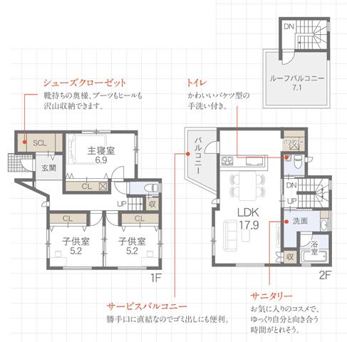 Floor plan. (No. 27 locations), Price 36.5 million yen, 3LDK, Land area 114.66 sq m , Building area 101.05 sq m