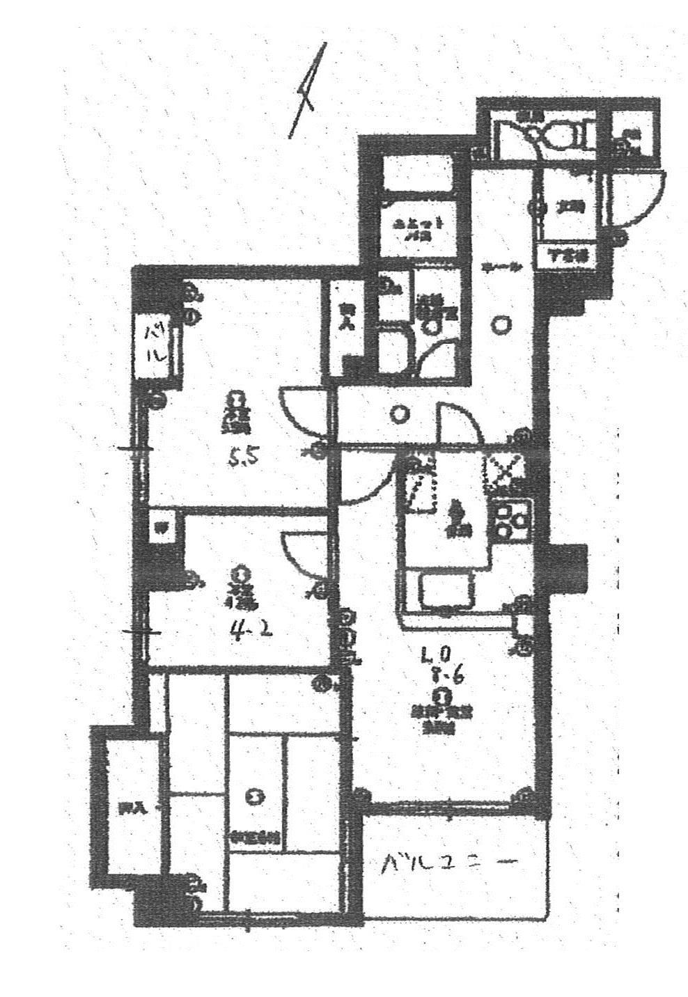 Floor plan. 3LDK, Price 9.95 million yen, Occupied area 59.07 sq m , Balcony area 6.03 sq m