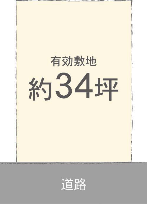 Compartment figure. Land price 4.9 million yen, Land area 127.33 sq m