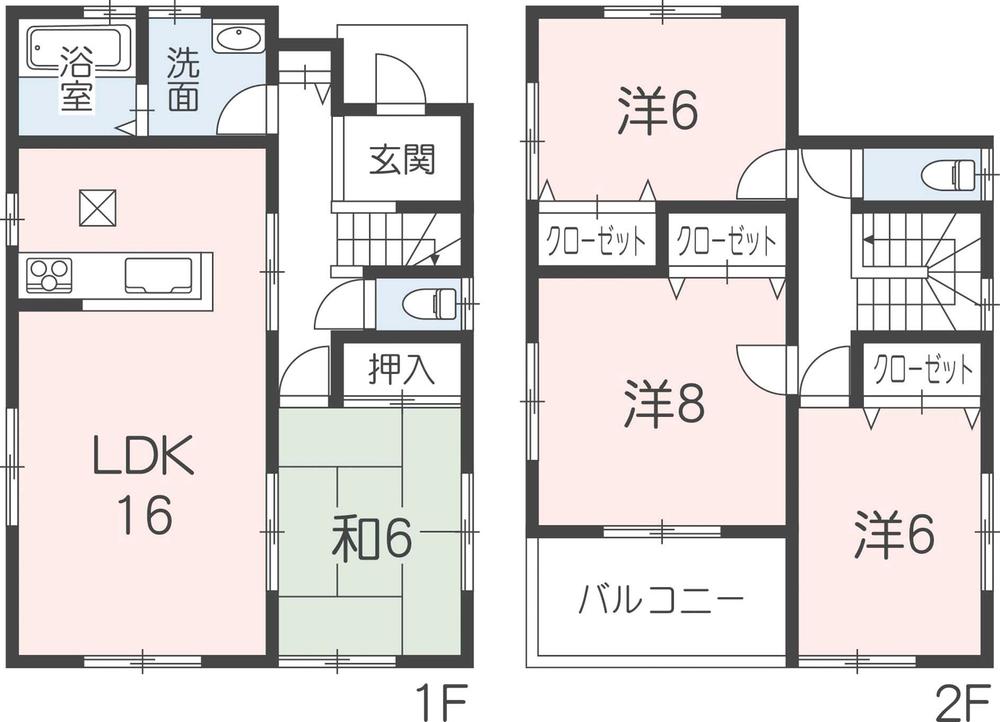 Floor plan. (No. 1 point), Price 31,800,000 yen, 4LDK, Land area 113.8 sq m , Building area 101.43 sq m