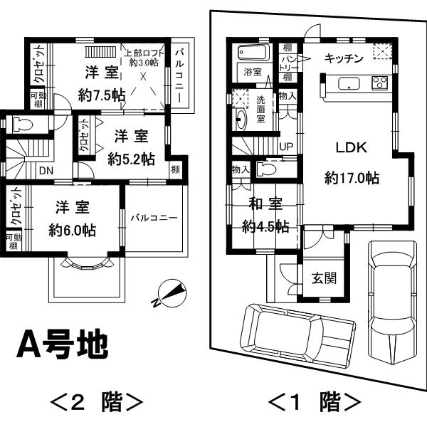 Floor plan. 39,800,000 yen, 4LDK, Land area 114.86 sq m , Building area 99.78 sq m
