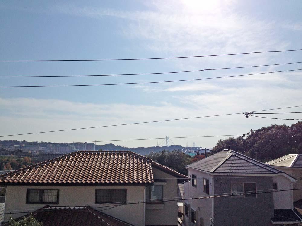 View photos from the dwelling unit.  ■ View from the south balcony.  Offer to Akashi Kaikyo Bridge