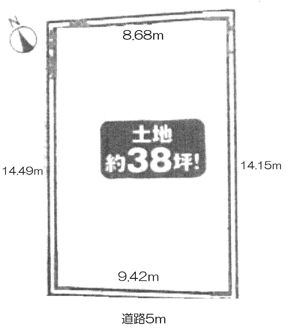 Compartment figure. Land price 14.7 million yen, Land area 127.94 sq m