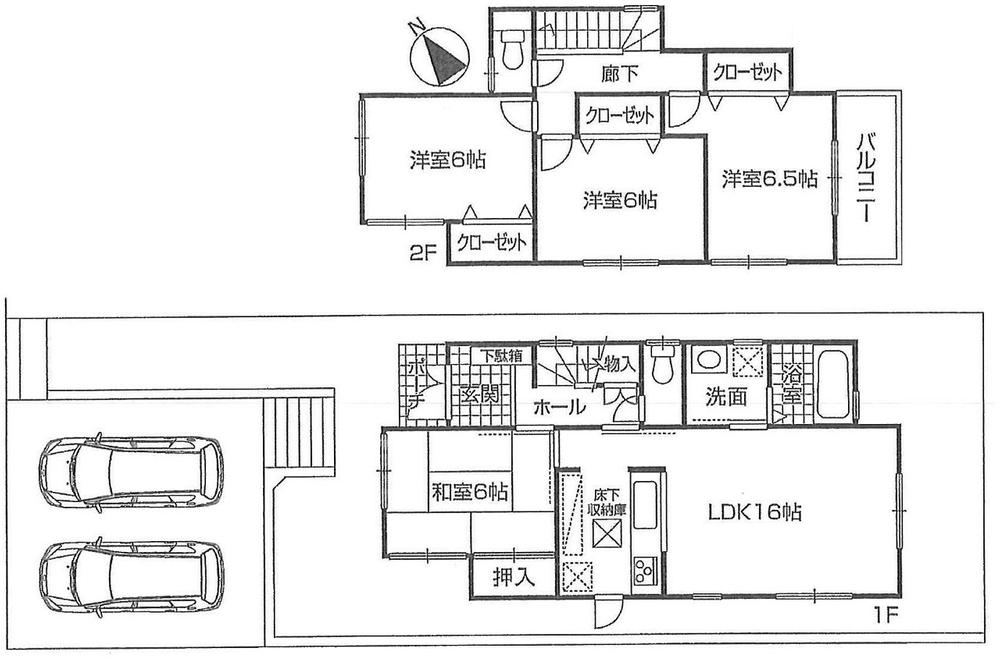 Floor plan. (No. 1 point), Price 28,900,000 yen, 4LDK, Land area 145.64 sq m , Building area 95.58 sq m