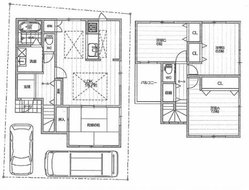 Floor plan. 26,800,000 yen, 4LDK, Land area 102.03 sq m , Building area 101.02 sq m