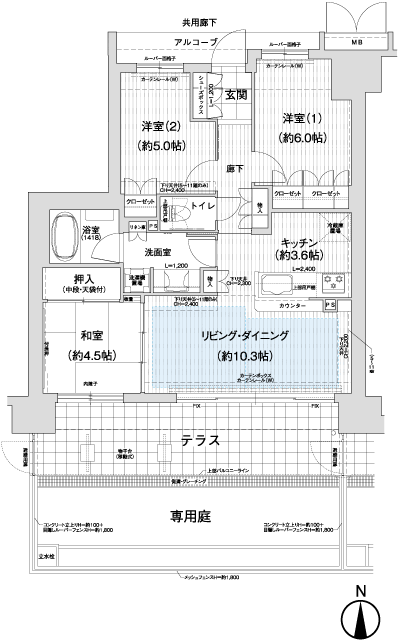Floor: 3LDK, occupied area: 67.65 sq m, Price: 21.6 million yen