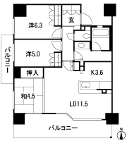 Floor: 3LDK, occupied area: 70.13 sq m, Price: 25,500,000 yen ・ 29,300,000 yen