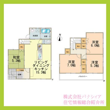 Compartment figure. Land price 13.5 million yen, Land area 133.16 sq m