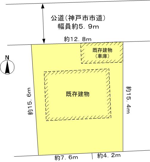 Compartment figure. Land price 19 million yen, Land area 189.07 sq m