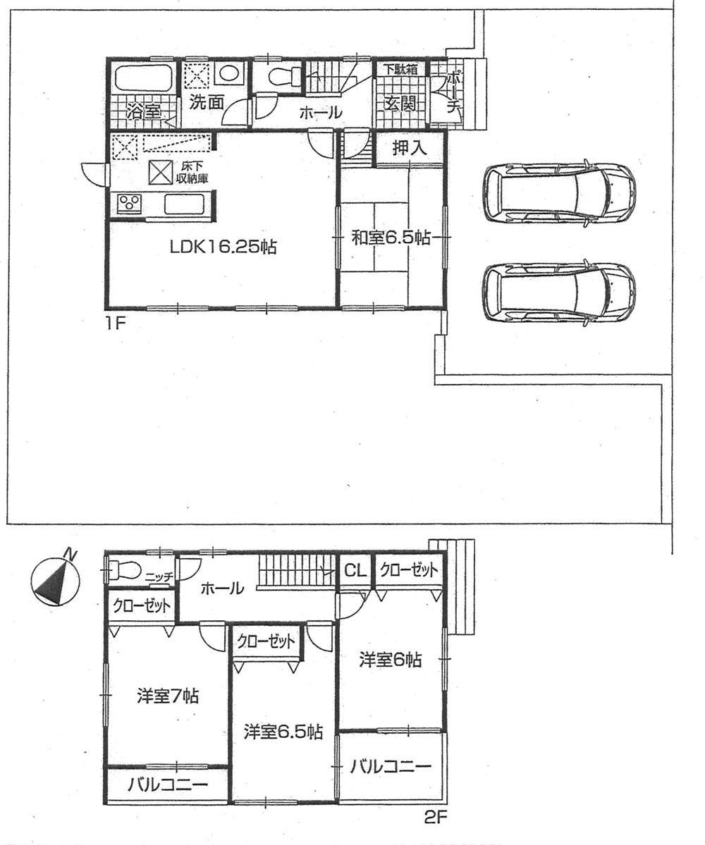 Floor plan. 26,800,000 yen, 4LDK, Land area 220.95 sq m , Building area 99.22 sq m