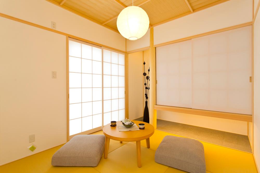 Model house photo. It is a little stylish Japanese-style room. 