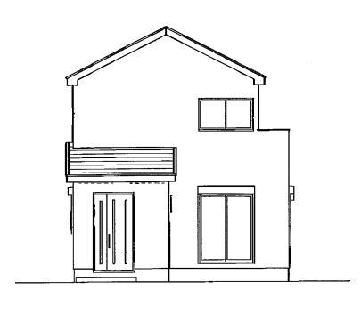 Rendering (appearance). Local elevational view