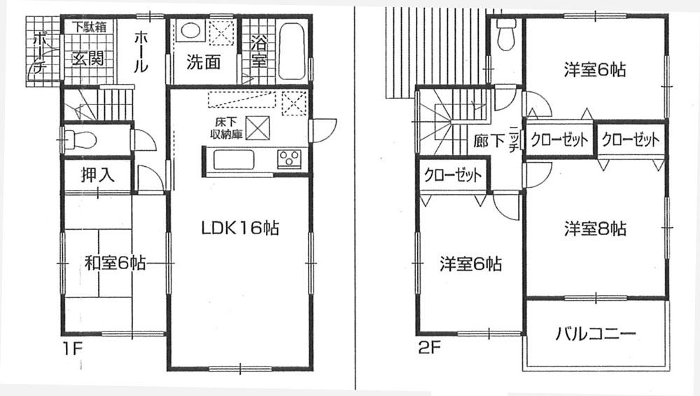 Floor plan. 19,800,000 yen, 4LDK, Land area 246 sq m , Building area 98.82 sq m